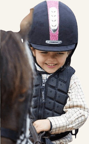 Champion Titanium Ti22 Body Protector - CHILD Black - Equisafety