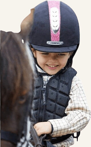 Champion Titanium Ti22 Body Protector - CHILD Black - Equisafety
