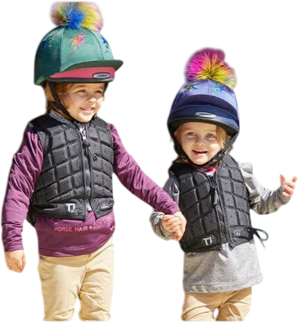 Champion Titanium Ti22 Body Protector - CHILD Black - Equisafety
