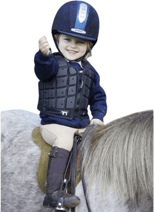Champion Titanium Ti22 Body Protector - CHILD Black - Equisafety