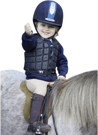 Champion Titanium Ti22 Body Protector - CHILD Black - Equisafety