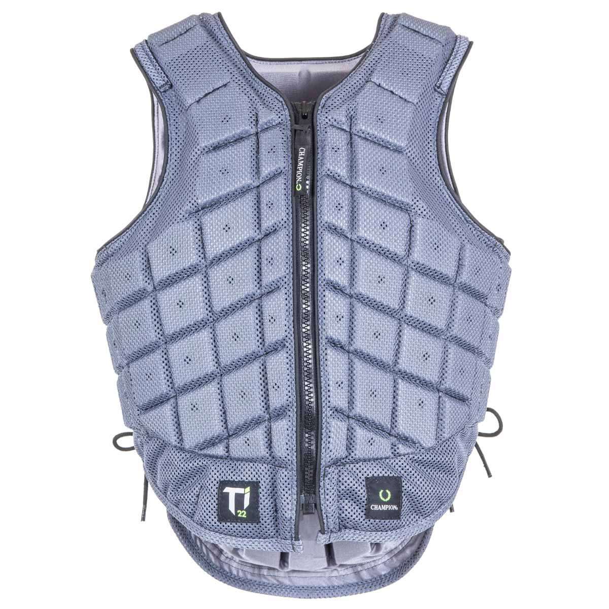 Champion Titanium Ti22 Body Protector - CHILD Grey - Equisafety