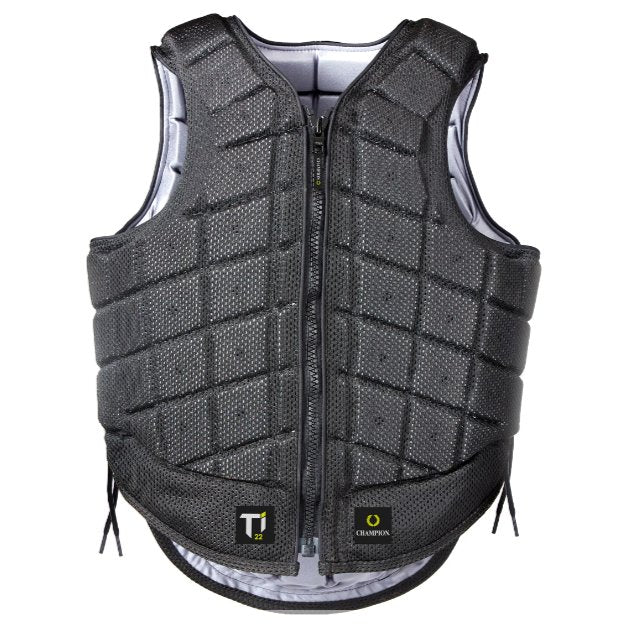 Champion Titanium Ti22 Body Protector - CHILD Grey - Equisafety