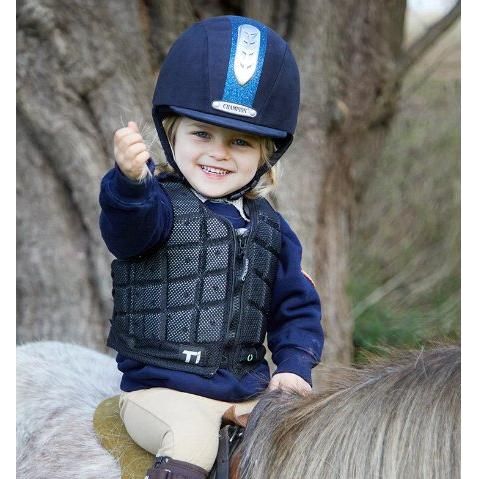 Champion Titanium Ti22 Body Protector - INFANT Black - Equisafety