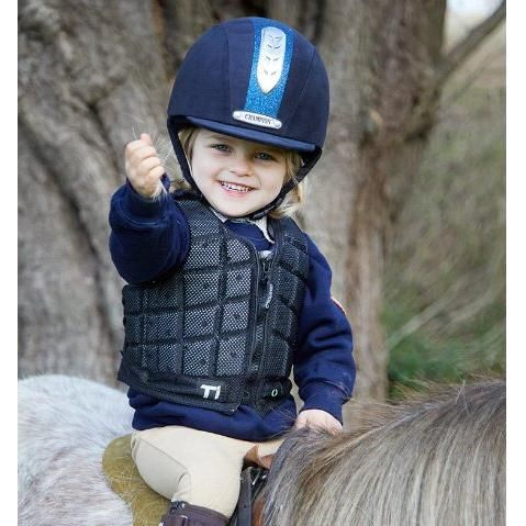 Champion Titanium Ti22 Body Protector - INFANT Black - Equisafety
