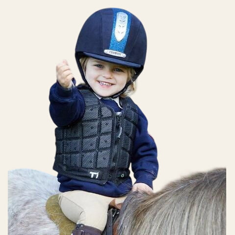 Champion Titanium Ti22 Body Protector - INFANT Black - Equisafety