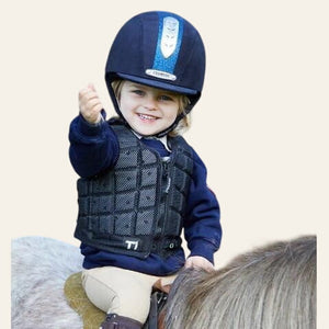 Champion Titanium Ti22 Body Protector - INFANT Black - Equisafety
