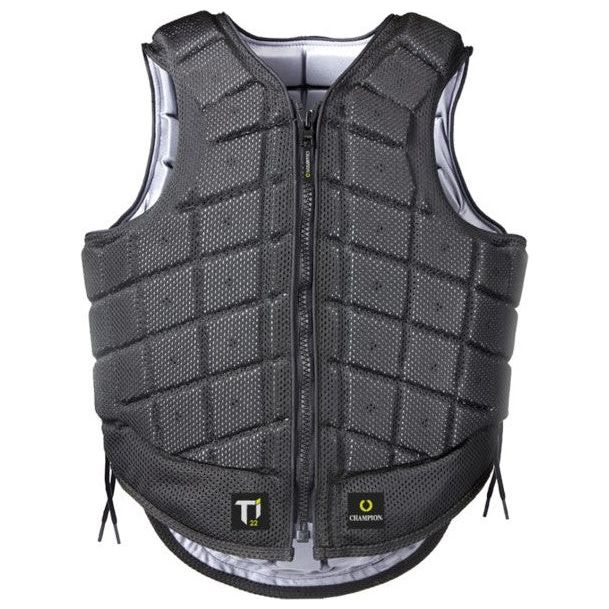 Champion Titanium Ti22 Body Protector - YOUTH Black - Equisafety