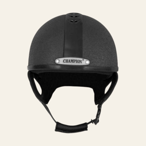 Champion Ventair Deluxe Jockey helmet - Black - Equisafety
