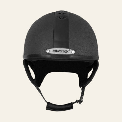 Champion Ventair Deluxe Jockey helmet - Black - Equisafety
