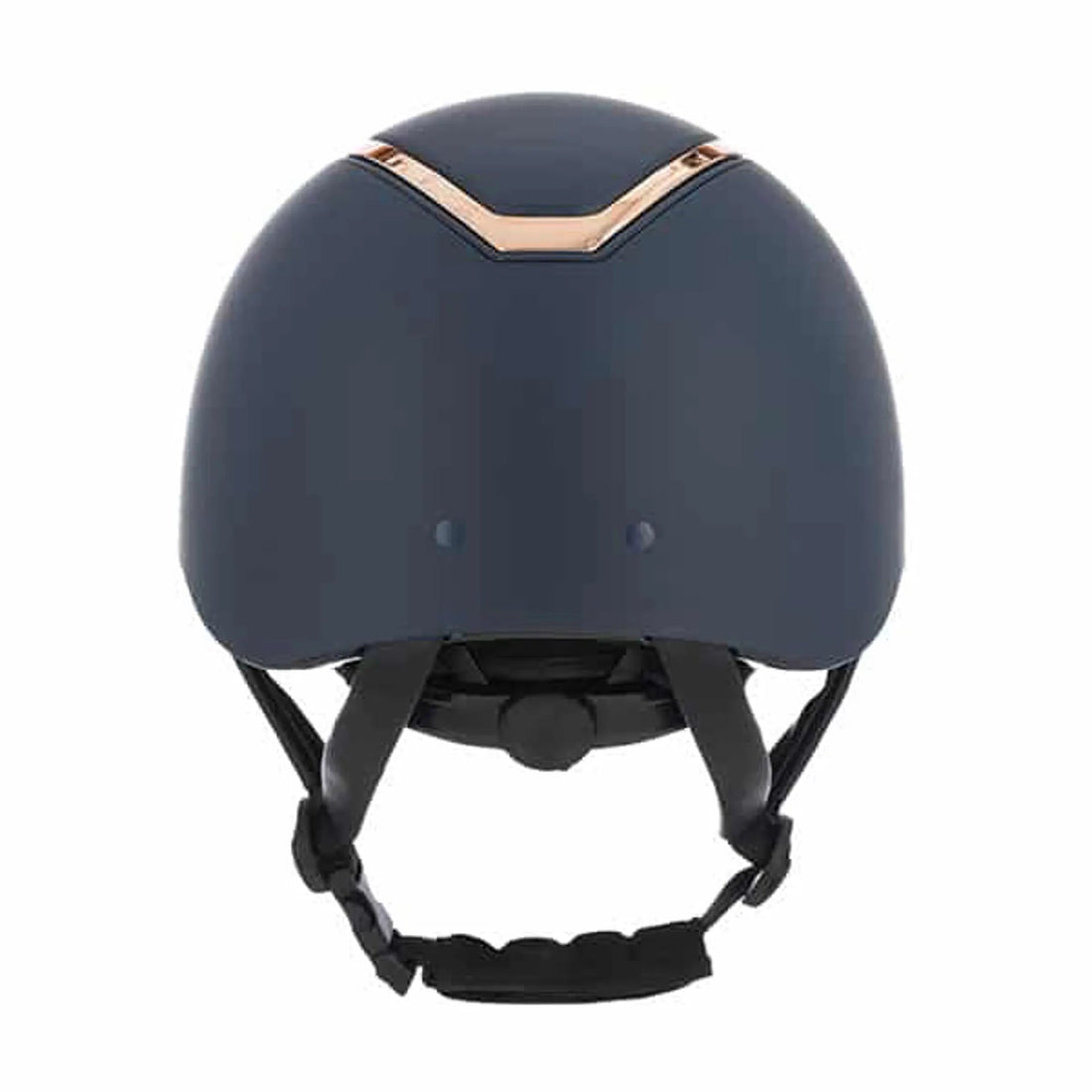 Charles Owen EQx Kylo Riding Helmet with MIPS - Navy Matte/Rose Gold - Equisafety