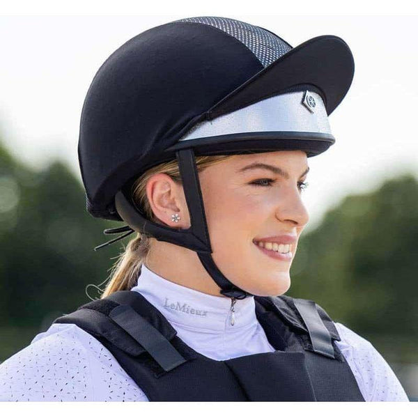 Equisafety charles owen js1 pro jockey riding hat oval shape