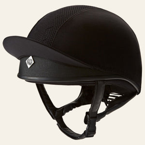 Equisafety charles owen js1 pro jockey riding hat oval shape