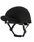 Charles Owen Phoenix Jockey Skull Riding Hat with MIPS - Silver Badge - Equisafety