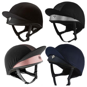 Equisafety charles owen pro plus jockey skull navy
