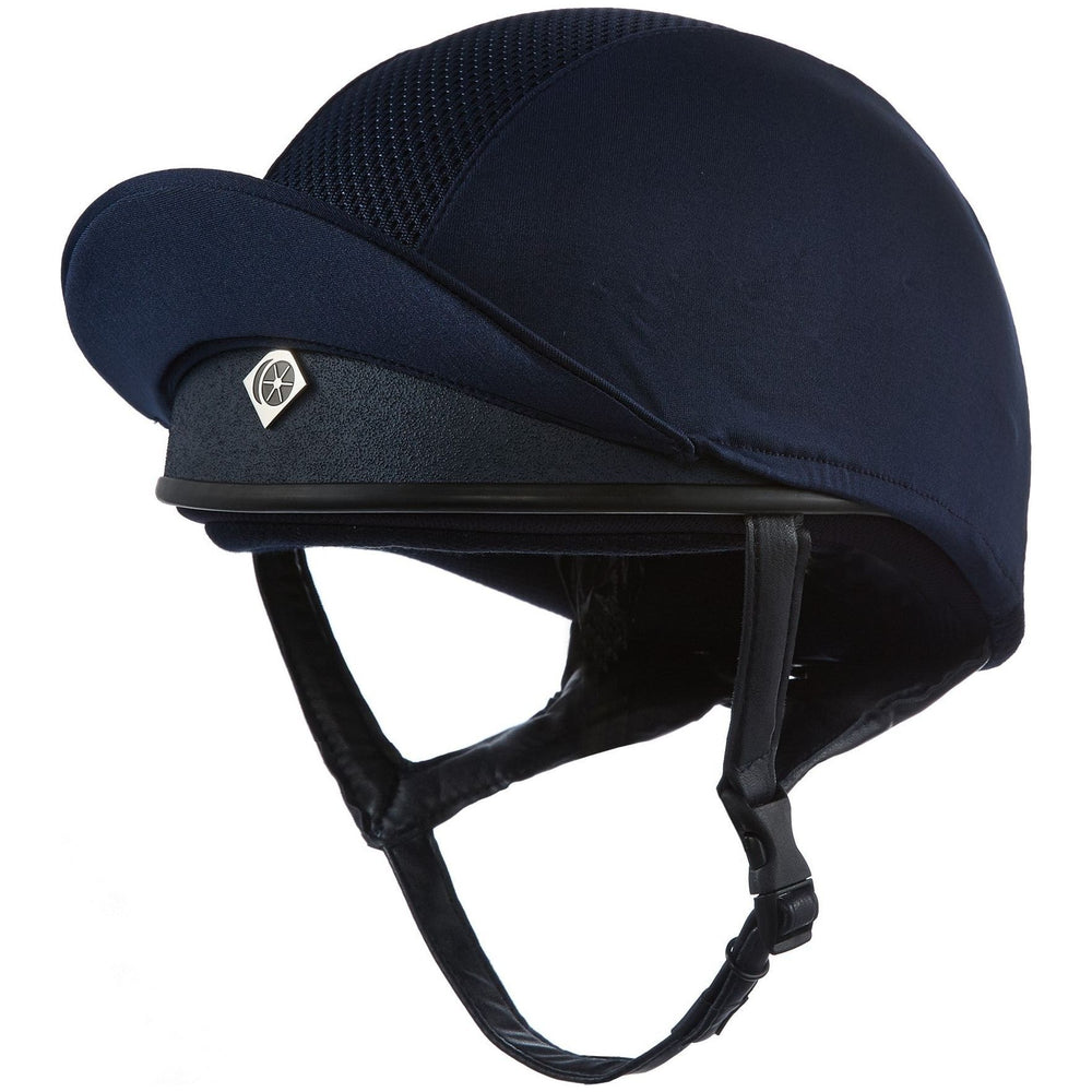Charles Owen Pro 11 Plus Jockey Skull Navy - Equisafety