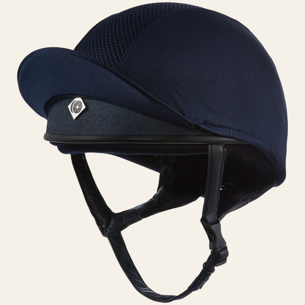 Charles Owen Pro 11 Plus Jockey Skull Navy - Equisafety