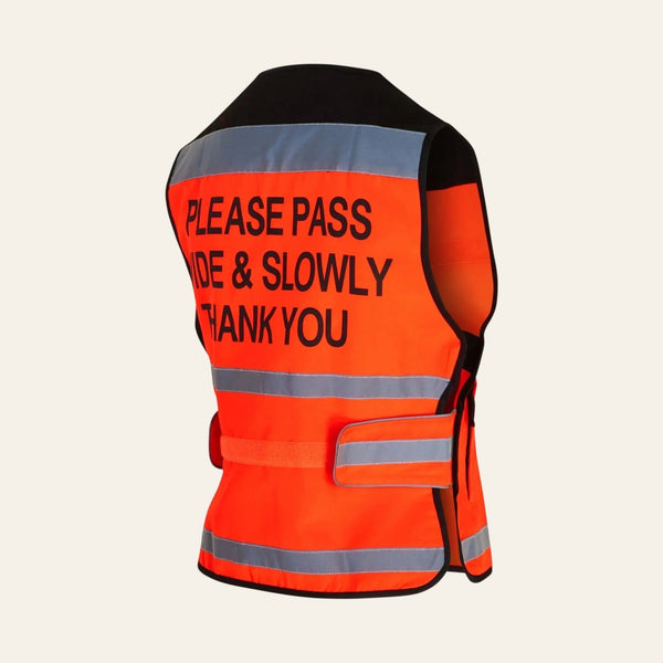 Equisafety child reflective hi vis adjustable body harness pink