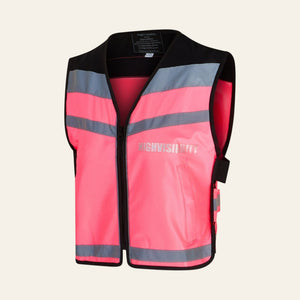 Equisafety child reflective riding quilted gilet hi vis orange