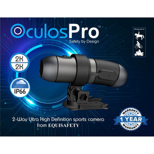 Cycling Helmet Camera OculosPro 2K 2 - way - Equisafety