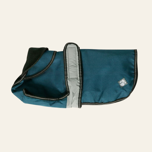 Danish Design Ultimate 2 - In - 1 Dog Coat Blue/Petrol - Equisafety