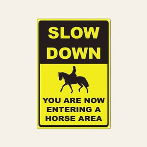 Equisafety do not feed horse sign