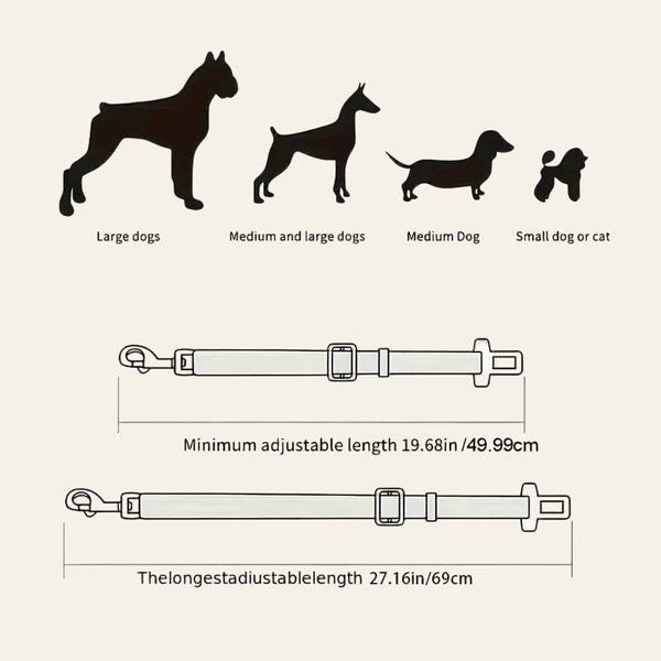Dog Seat Belt - Equisafety