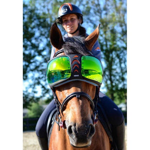 eQuick eVysor Horse Mask - Horse Comfort - Transparent - Equisafety