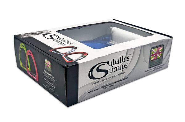 Equisafety Caballus Safety Stirrups - Double Arm Action & 5 degree inclination - Gold - Equisafety