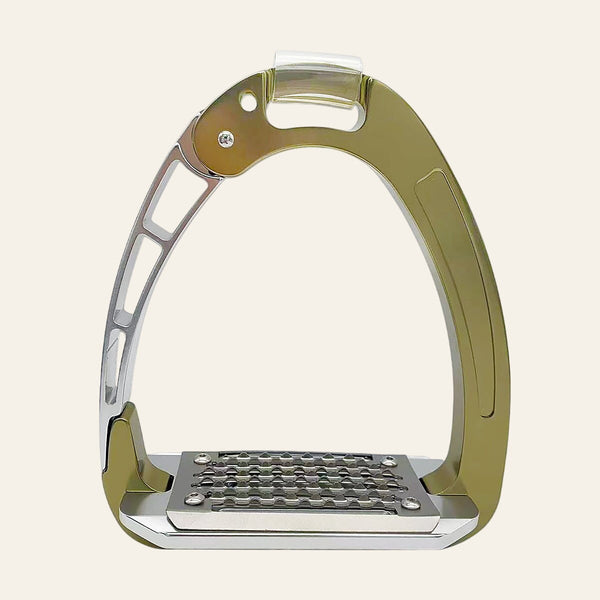 Equisafety Caballus Safety Stirrups - Single Arm Action & 5 degree inclination - Black - Equisafety
