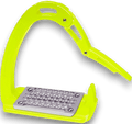 Equisafety Caballus Safety Stirrups with Double Arm Action - Black - Equisafety