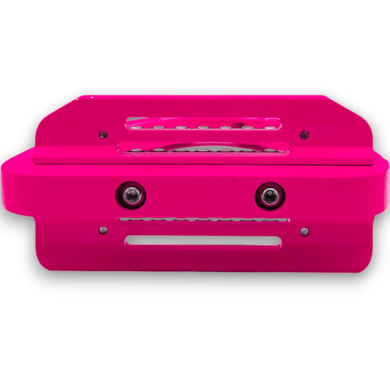 Equisafety Caballus Safety Stirrups with Double Arm Action - Hi Vis Pink - Equisafety