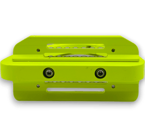 Equisafety Caballus Safety Stirrups with Double Arm Action - Hi Vis Yellow - Equisafety