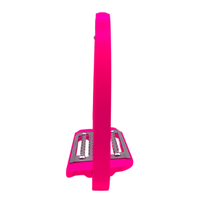 Equisafety Caballus Safety Stirrups with Single Arm Action - HI - VIS YELLOW - Equisafety