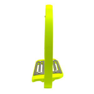 Equisafety Caballus Safety Stirrups with Single Arm Action - HI - VIS YELLOW - Equisafety