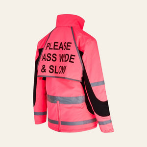 Equisafety Child Hi Vis Inverno Equestrian Riding Jacket - Pink - Equisafety