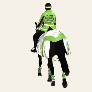Equisafety Child Hi Viz Inverno Equestrian Riding Jacket - Yellow - Equisafety
