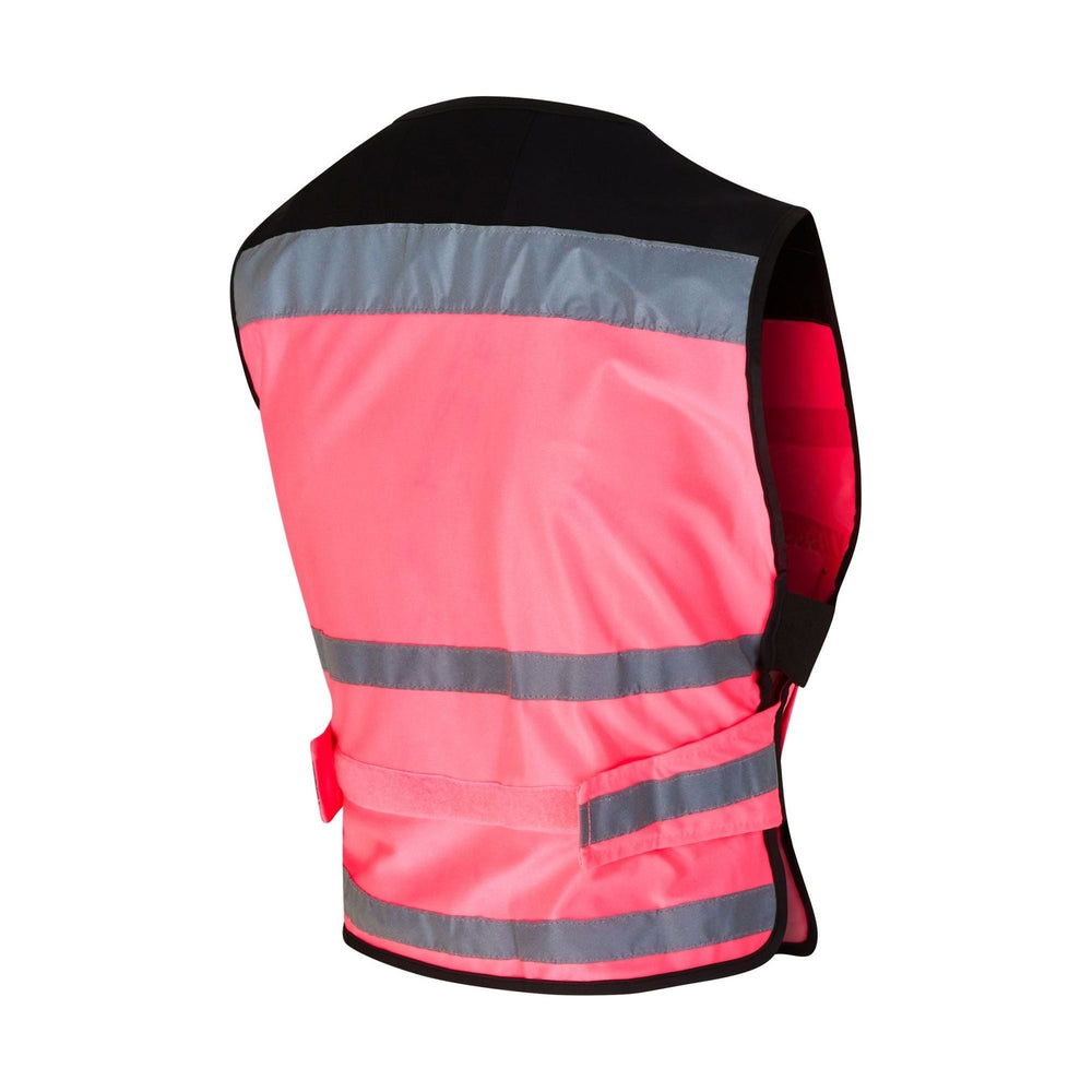 Equisafety Hi Vis Air Waistcoat Pink - Plain Back - Equisafety