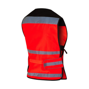 Equisafety Hi Vis Air Waistcoat Red - PLAIN BACK - Equisafety
