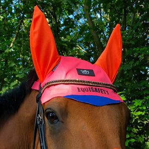 Equisafety Hi Vis Ear Bonnet. - P/O - Equisafety