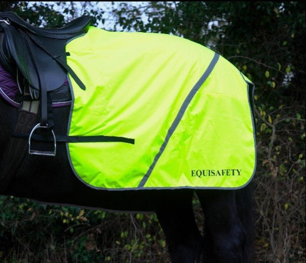 Equisafety Hi Vis Waterproof Quarter Sheet - Equisafety