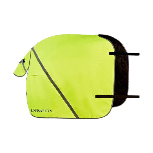 Equisafety Hi Vis Waterproof Quarter Sheet - Yellow - Equisafety