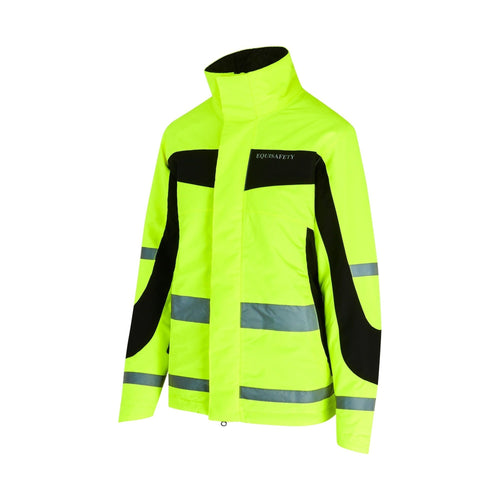 Equisafety Hi Vis Winter Inverno Equestrian Riding Jacket - Yellow - Equisafety