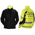 Equisafety Hi Vis Winter Inverno Equestrian Riding Jacket - Yellow - Equisafety