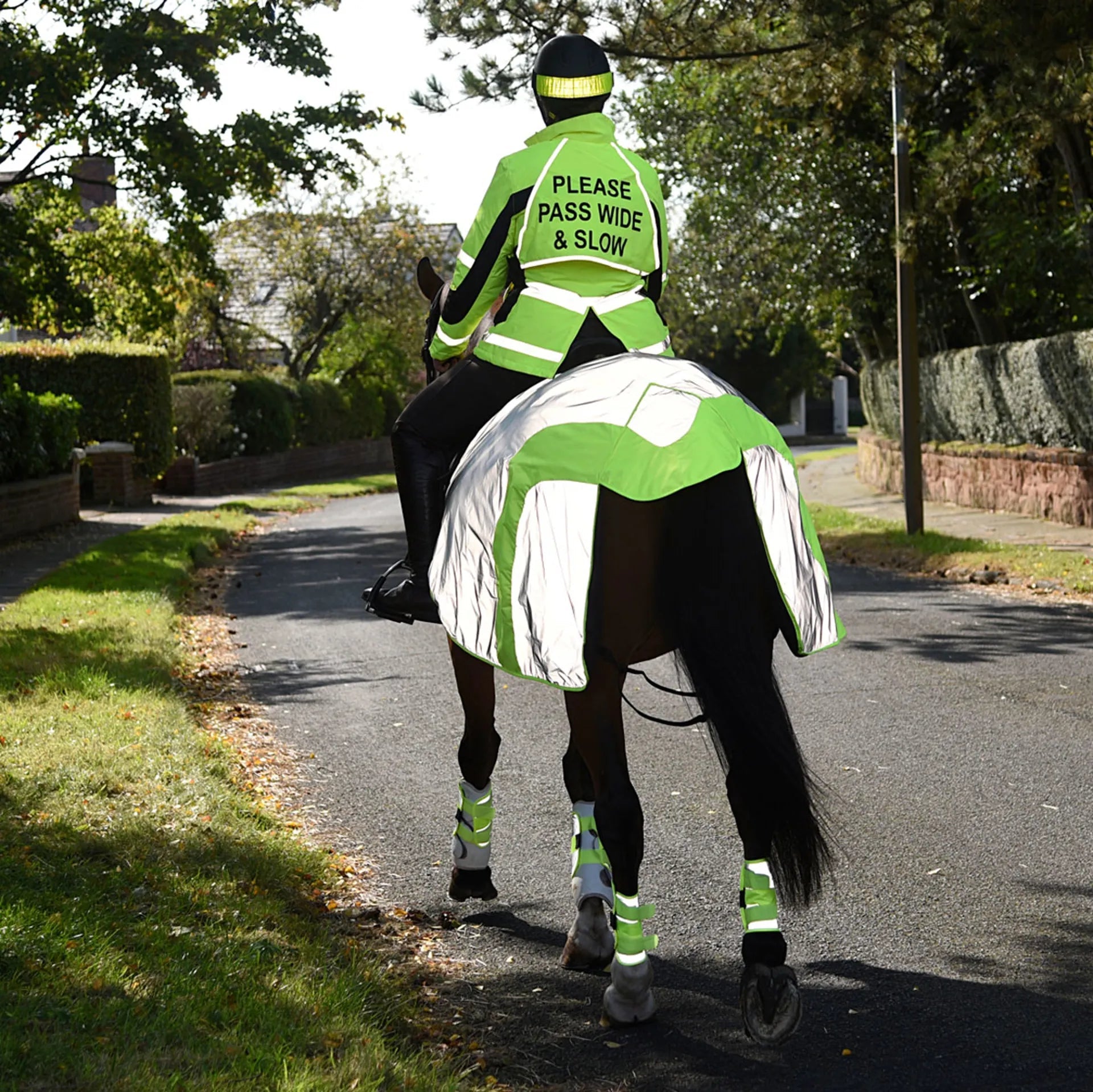 Equisafety Hi Vis Winter Inverno Equestrian Riding Jacket - Yellow - Equisafety