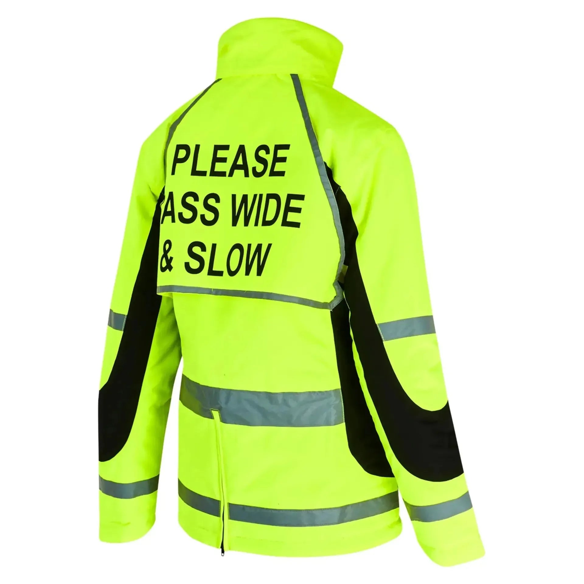 Equisafety Hi Viz Inverno Equestrian Riding Jacket Yellow