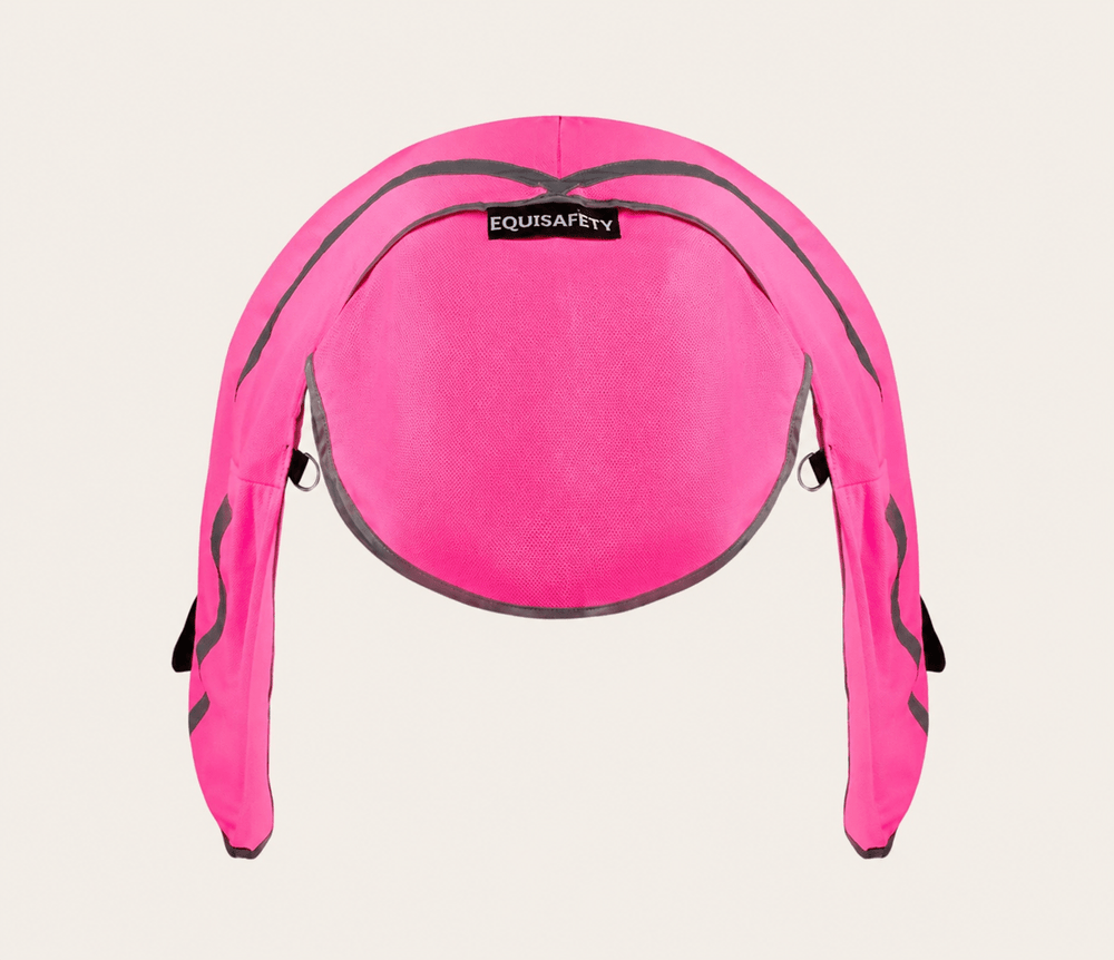 Equisafety Hi Viz Reflective Horse Summer Sheet Pink - Equisafety
