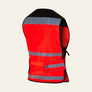 equisafety hi viz riding gilet pinkyellow