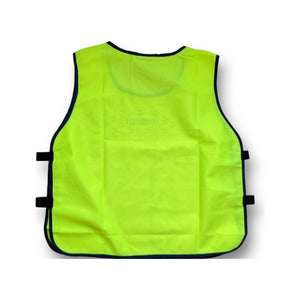 equisafety hi viz riding gilet pinkyellow