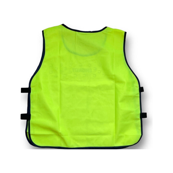 equisafety hi viz riding gilet pinkyellow